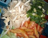 Foto langkah ke 1 dari resep Pepes Tahu Jamur.
