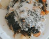 Foto del paso 3 de la receta: Colchón de Papas con verduras y salsa Blanca!