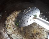 A picture of step 9 of Shahi Chana Masala biryani.