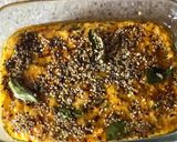 A picture of step 4 of Poha fennel dhokla.