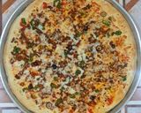 صورة لخطوة 8 من وصفة بيتزا باللحمه المفرومه خطيره 😋