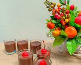 Foto langkah ke 3 dari resep Puding coklat lembut.