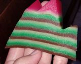 Foto langkah ke 7 dari resep Kue Lapis Tepung Beras.