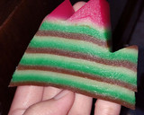Foto langkah ke 7 dari resep Kue Lapis Tepung Beras.