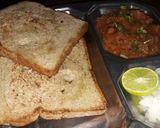 व्हीट ब्रेड विद भाजी(wheat bread with bhaji recipe in Hindi) रेसिपी चरण 4 फोटो