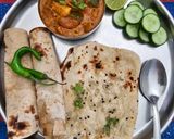 A picture of step 6 of Naan Bread and Yogurt Onion Bell Pepper Curry.