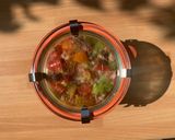 A picture of step 4 of Microwave Jar-Cooked Tuna Tomato Ragù.
