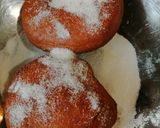 Óriás töltött fánkok recept fázis 8 fotója