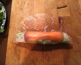 Foto del paso 4 de la receta: Rollito de primavera crudo