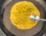 A picture of step 3 of Avocado 🥑 Methi Thepla Wrap🌯.