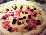 Torta salata patate e pomodorino ciliegino
