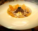 Foto del passaggio 17 della ricetta Uovo bazzotto (fritto e non) su purè di patate viola e tartufo