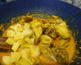 Foto langkah ke 3 dari resep Kari ayam bumbu kuning.