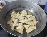 A picture of step 7 of Peri Peri Triangle Mathri.