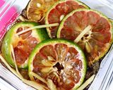 Hình bước làm 3 của món Chanh đào mật ong