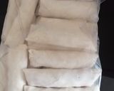 A picture of step 2 of Chicken qeema rolls.