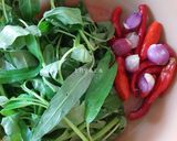 Foto langkah ke 1 dari resep Rujak Kangkung.