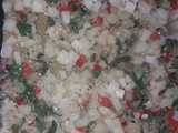 Tortilla de papas con queso