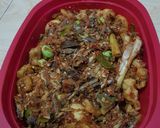 Foto langkah ke 8 dari resep Tongkol suwir+telor+krecek+pete.