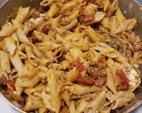 A picture of step 3 of Taco Pasta.