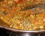 साबुत मूंग की चटपटी चाट (Sabut moong ki chatpati chaat recipe in hindi) रेसिपी चरण 3 फोटो