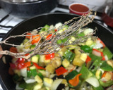 Foto del paso 5 de la receta: Pechugas de pollo a la plancha con panache de verduras