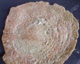 A picture of step 2 of Hara Moong chilla.