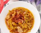 Foto langkah ke 5 dari resep Tavuklu Kapuska; Cabbage Stew with Chicken.