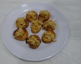 Hình bước làm 2 của món Đậu hũ non chiên giòn chà bông, mở hành ruốc sấy