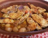 Sült hús újkrumplival sütve recept fázis 4 fotója