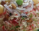 A picture of step 11 of Rainbow rice.