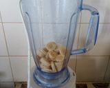 Foto del paso 1 de la receta: Milkshake de chocolate y banana