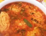 Pas rețetă Supă de roșii cu găluște 🍅😋🍅🥣 5 fotografie