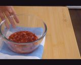 A picture of step 3 of Strawberry Yoghurt Mousse and Berry Sauce.