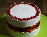 Foto langkah ke 16 dari resep Red Velvet Faultline Cake.