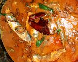A picture of step 5 of Mathi Chatti Curry / Sardines cooked in earthen pot.