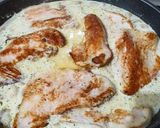 Foto del paso 6 de la receta Filetes de Pechuga de Pavo al ajillo en Salsa cremosa