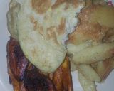 A picture of step 3 of Plain plantain n egg.