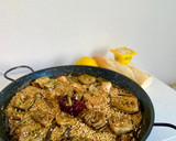 Foto del paso 6 de la receta: Arroz con alcachofas, judía redonda y pollo