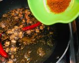 A picture of step 7 of Dhaba style chane ki daal.