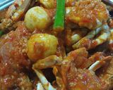 Foto langkah ke 5 dari resep Kepiting bakso ikan balado.