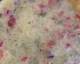A picture of step 4 of 10 mins Hara lehsan Omelette (green garlic omelette).