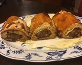 A picture of step 6 of California Farm Puff Pastry Sausages.