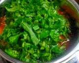 A picture of step 3 of Sai Bhaji.