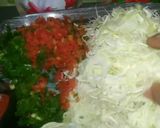 A picture of step 3 of Chicken veg filling.
