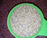 A picture of step 1 of Maize and millet kunu.