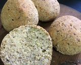 Foto del paso 4 de la receta: Pancitos negros con harina integral de trigo sarraceno, sin gluten, veganos, sin levadura