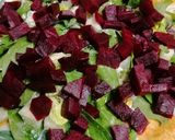 Foto del paso 6 de la receta Ensalada de remolacha con vinagreta de queso de cabra