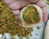A picture of step 3 of Steamed Bafla Baati.