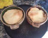 Foto del paso 8 de la receta: Pastel cremoso de pollo y coliflor con masa casera